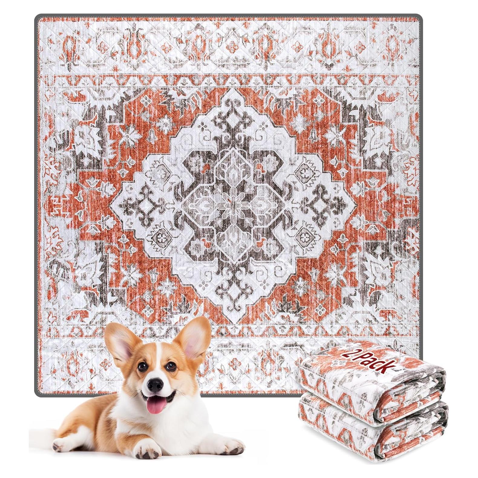 Almohadillas Lavables para Perros LOOBANI 91x91 cm - Paquete de 2