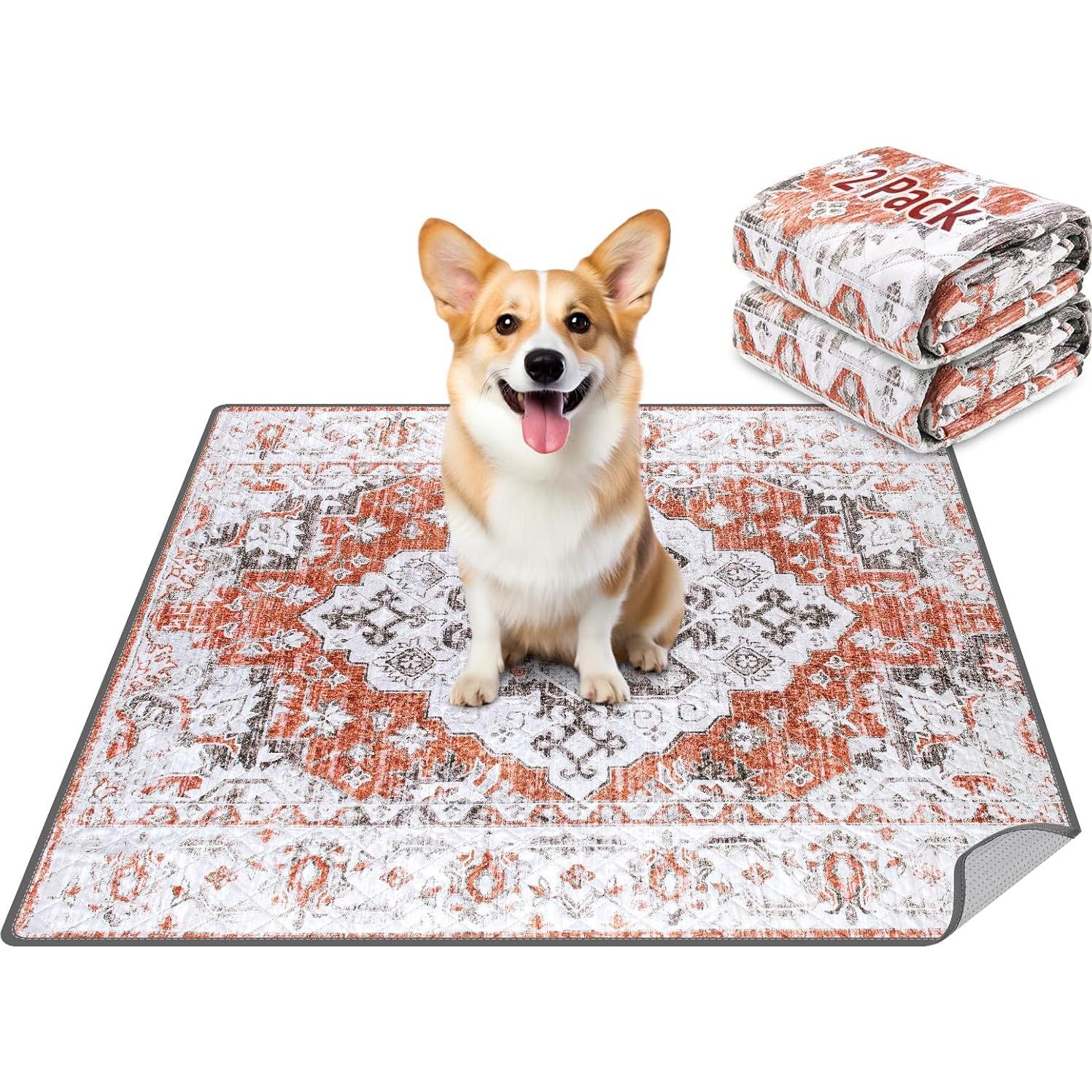 Almohadillas Lavables para Perros LOOBANI 91x91 cm - Paquete de 2
