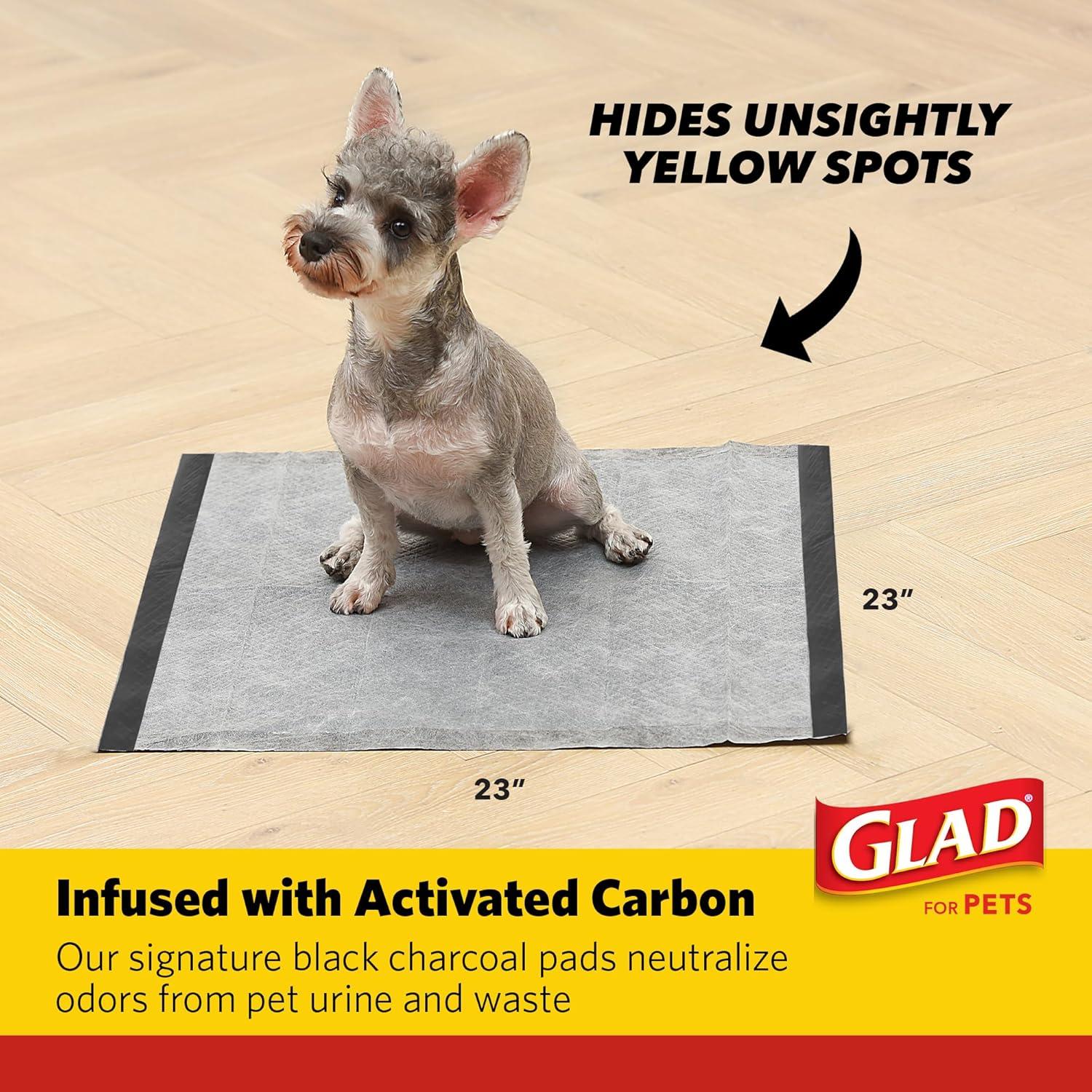 Almohadillas de Entrenamiento Glad for Pets 23"x23" 100ct Antimicrobianas