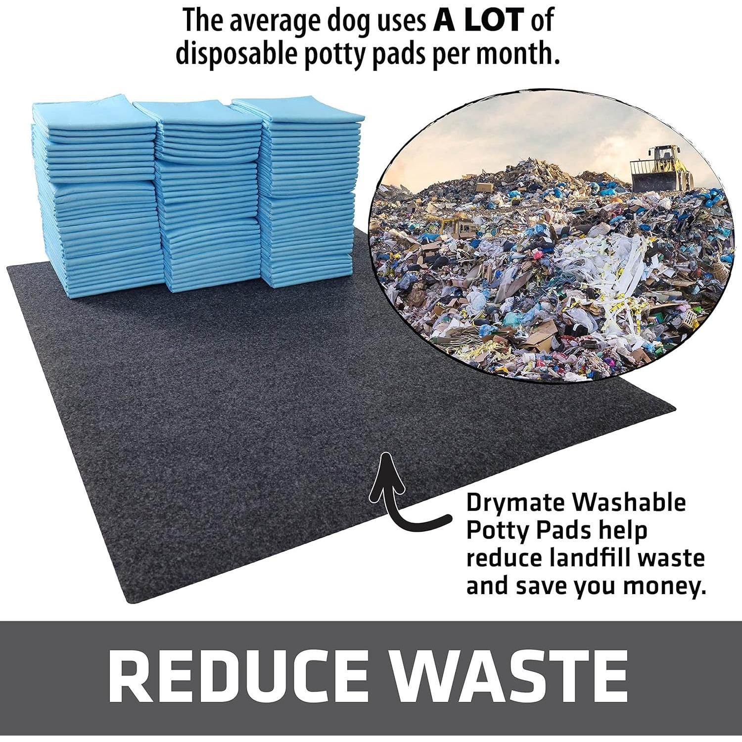 Alfombrillas Lavables Drymate para Perros 73.66x91.44 cm - Paquete de 2