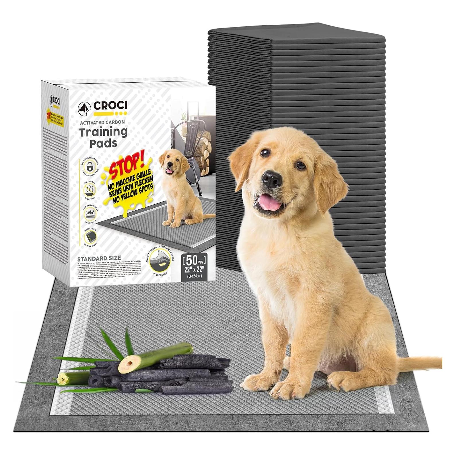 CROCI Almohadillas para Cachorros 56x56 cm 50 Unidades Absorbentes