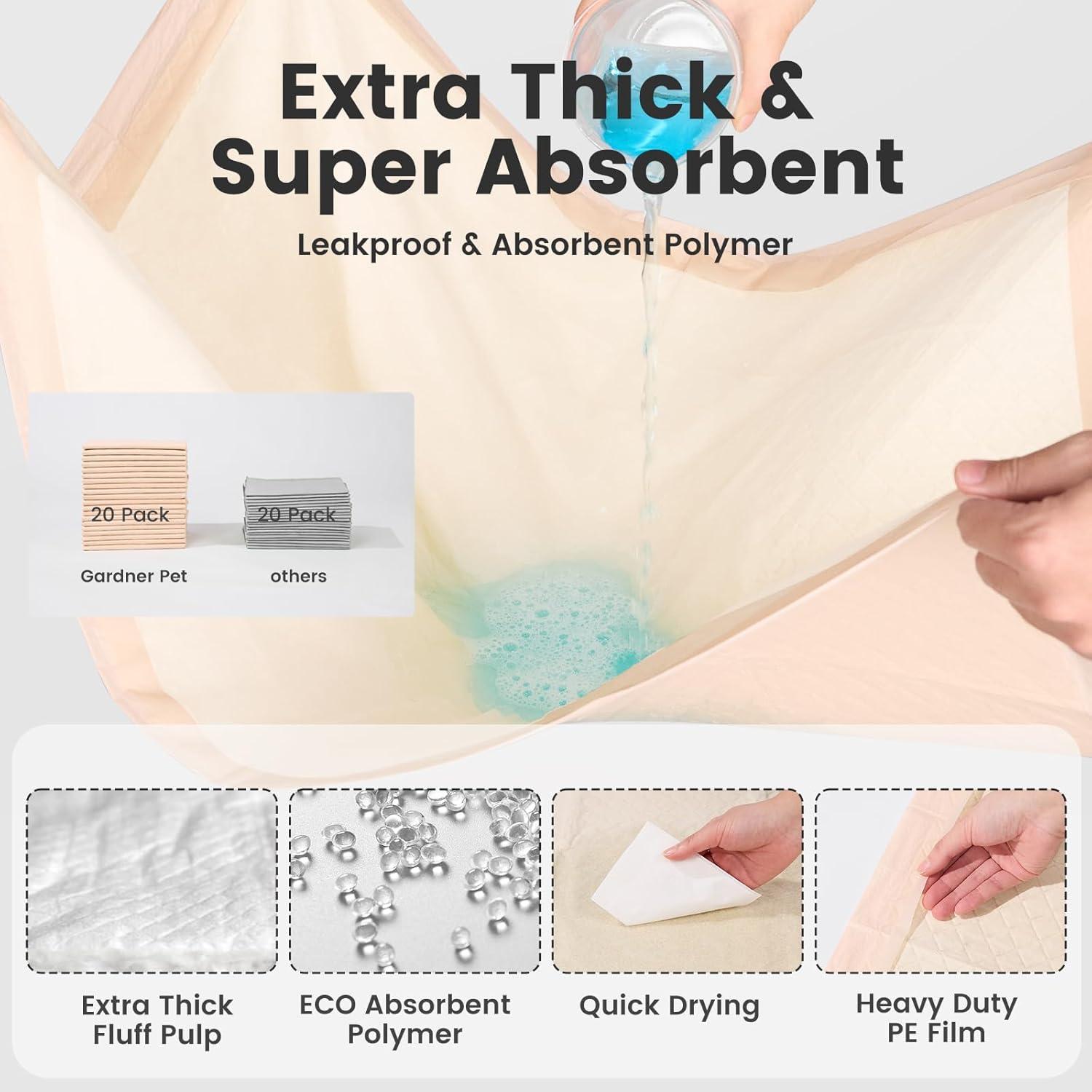 Almohadillas Desechables para Cachorros Gardner Pet XL 30 Piezas