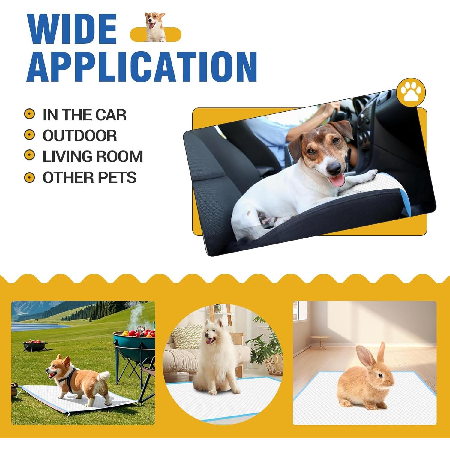 Alfombrilla para Perros XL AJS-Store 76.2x76.2cm 40 Piezas