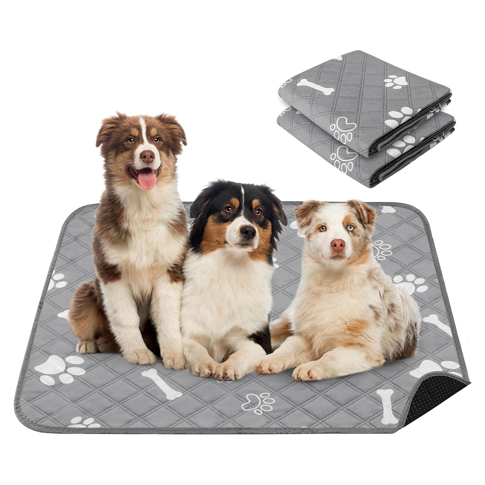 Almohadillas Lavables PatiencET para Perros 91x122 cm - Paquete de 2