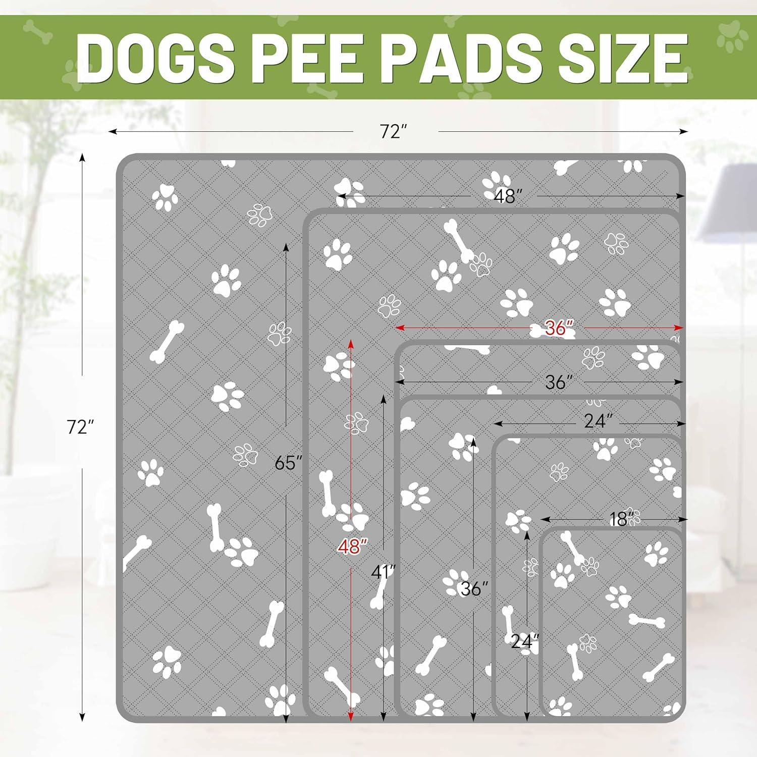 Almohadillas Lavables PatiencET para Perros 91x122 cm - Paquete de 2