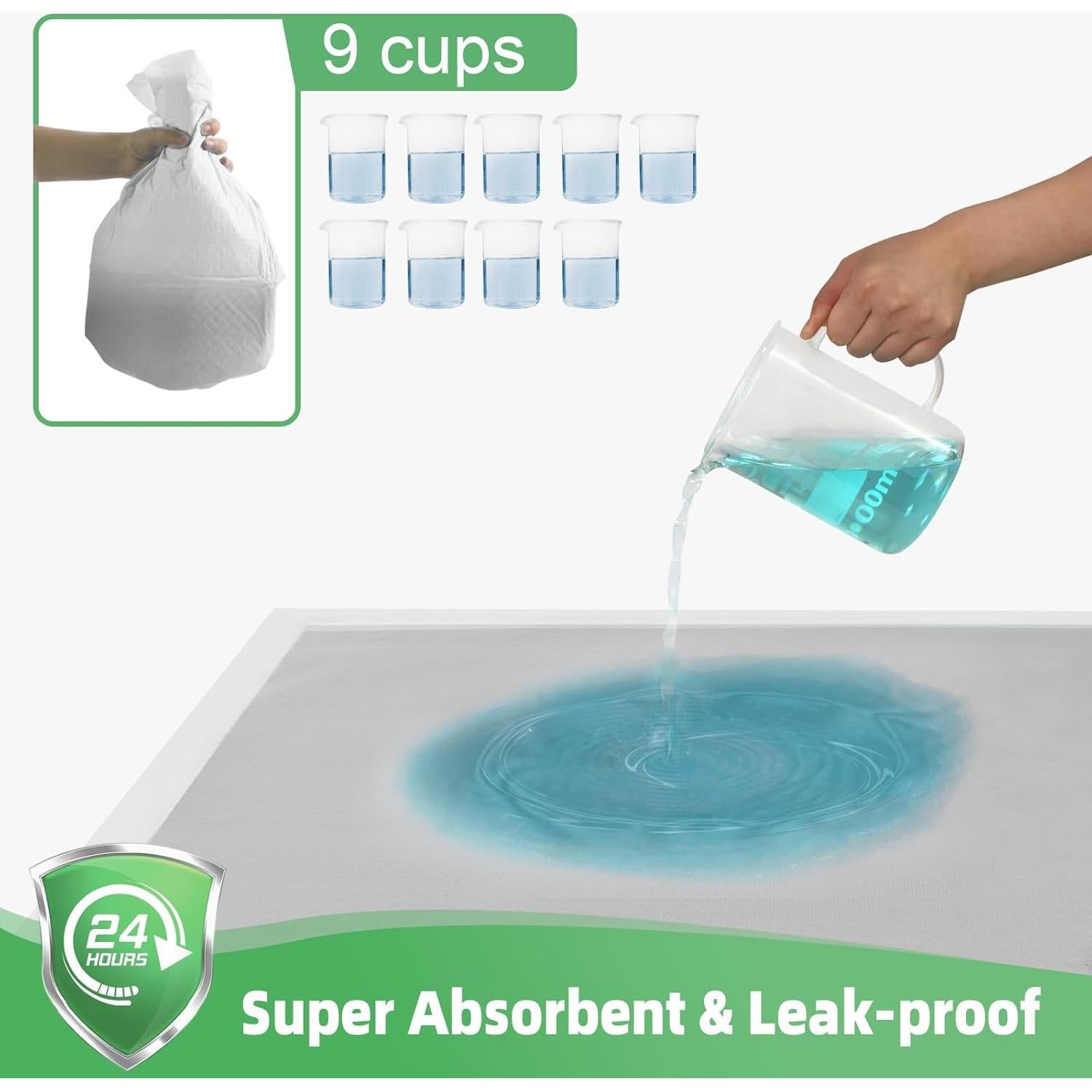 Alfombrillas Desechables para Cachorros DEEP DEAR 76x66 cm - 40 Unidades