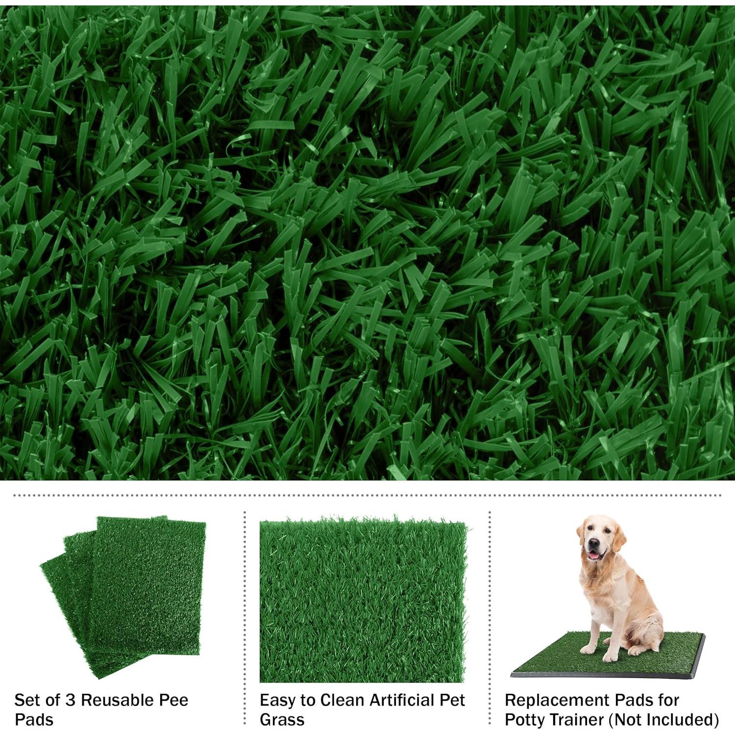 Juego de 3 Alfombrillas Reutilizables para Perros PETMAKER 73.9x52 cm