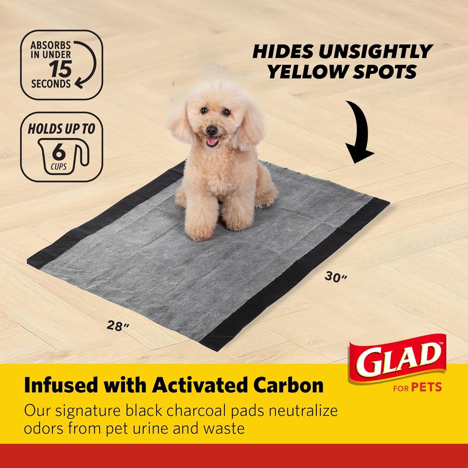 Almohadillas de Entrenamiento Jumbo Glad para Cachorros - 30 Piezas