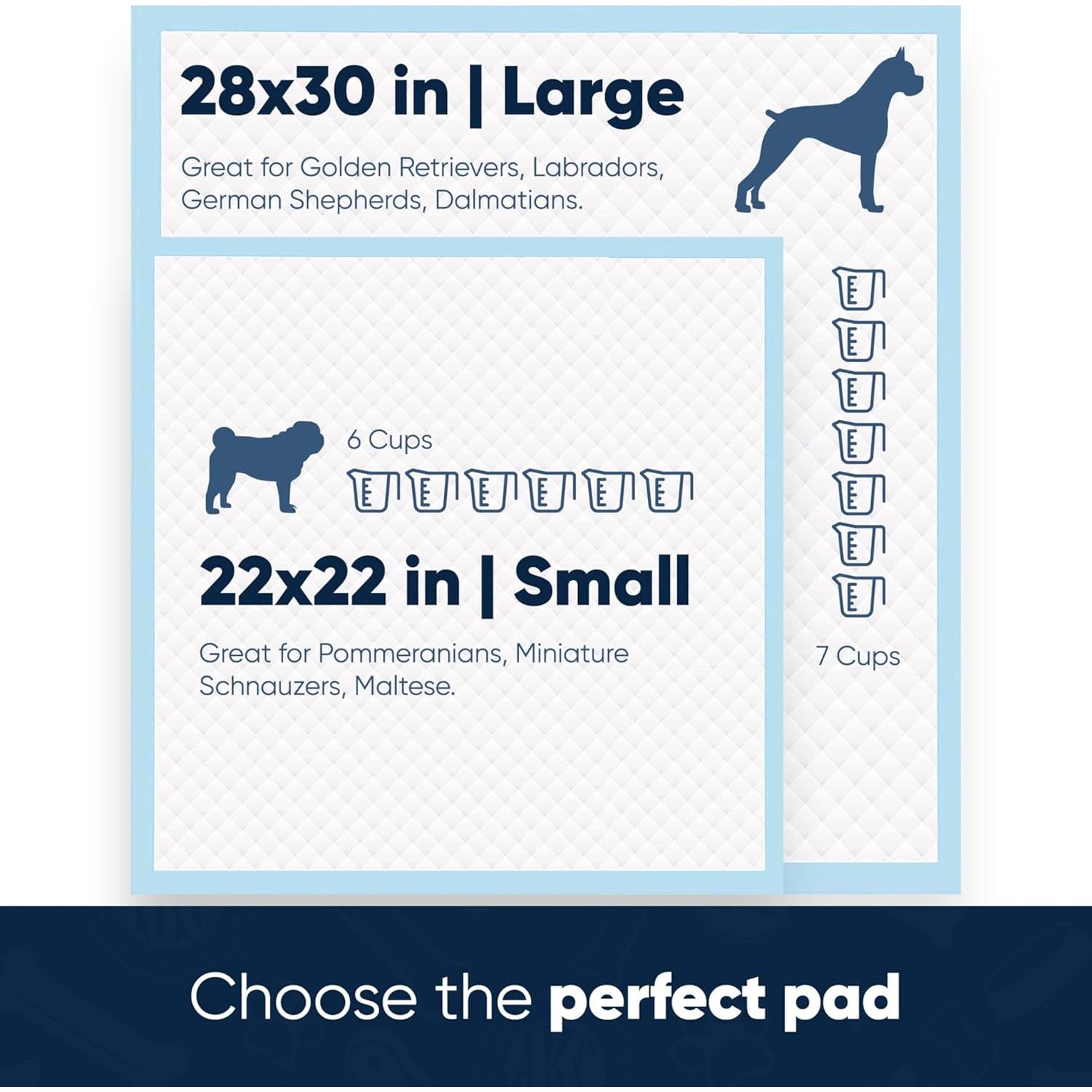 Almohadillas de Entrenamiento para Cachorros EHD 100 Unidades 55.88x55.88 cm