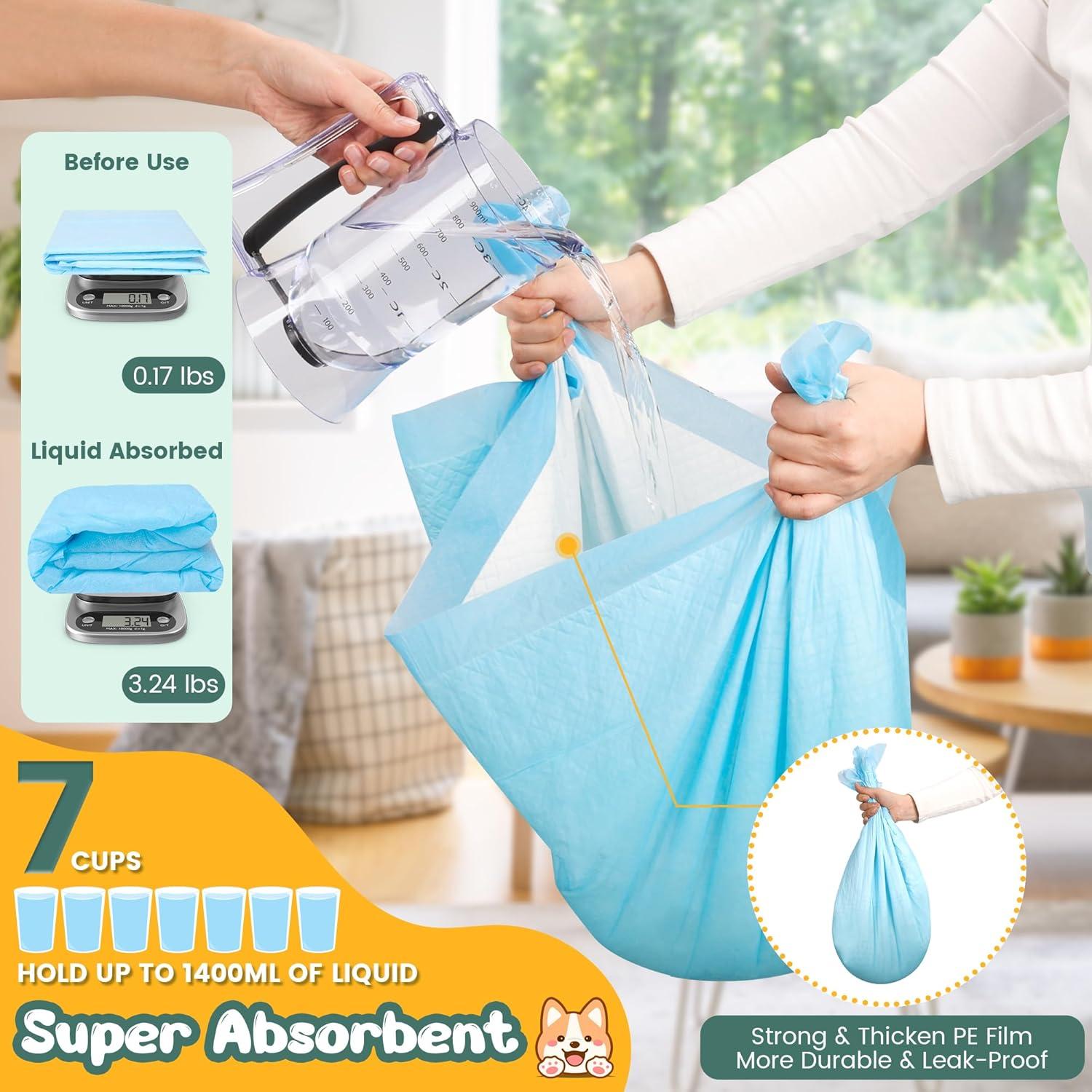 Almohadillas Desechables para Perros YOPETKI 100 Unidades 71x86cm