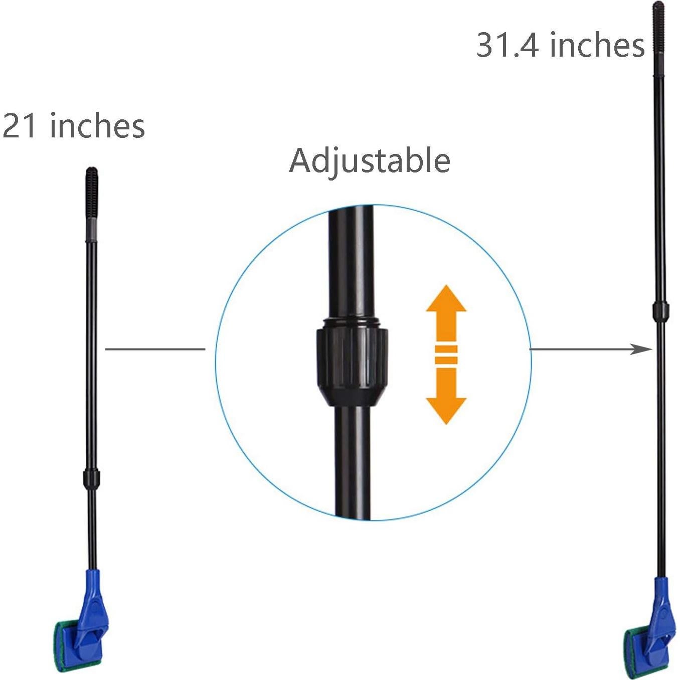 Kit de Limpieza de Acuario 5 en 1 JZMYXA con Varilla Ajustable
