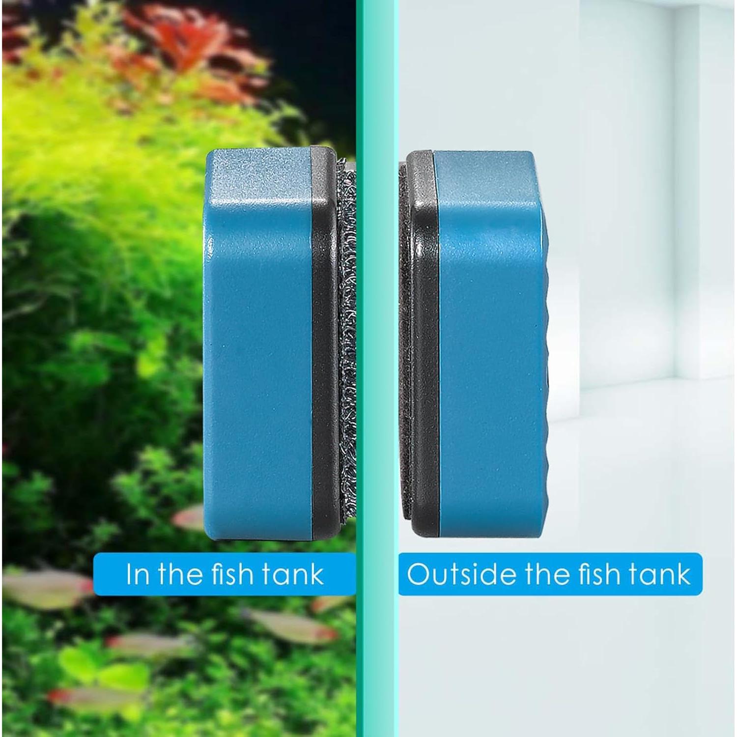 Limpiador Magnético Mini Hpumps para Acuario 2.54cm Vidrio 6mm