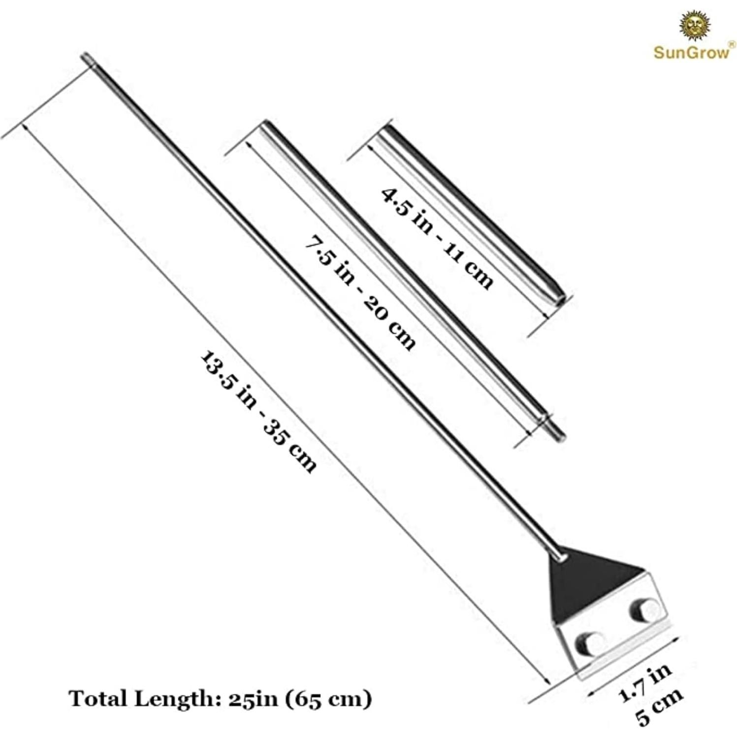 Limpiador de Cristal para Acuarios SunGrow 63.5 cm con Cuchillas Reemplazables