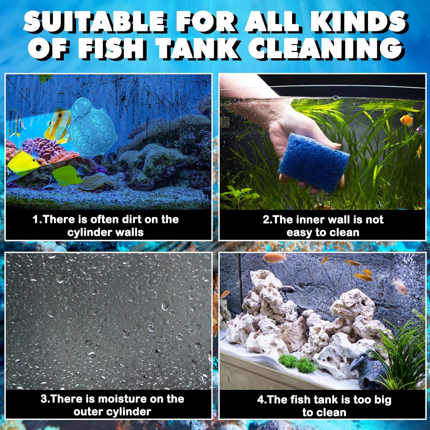 Limpiadores Magnéticos de Algas Skyley 2 Pcs Tortuga