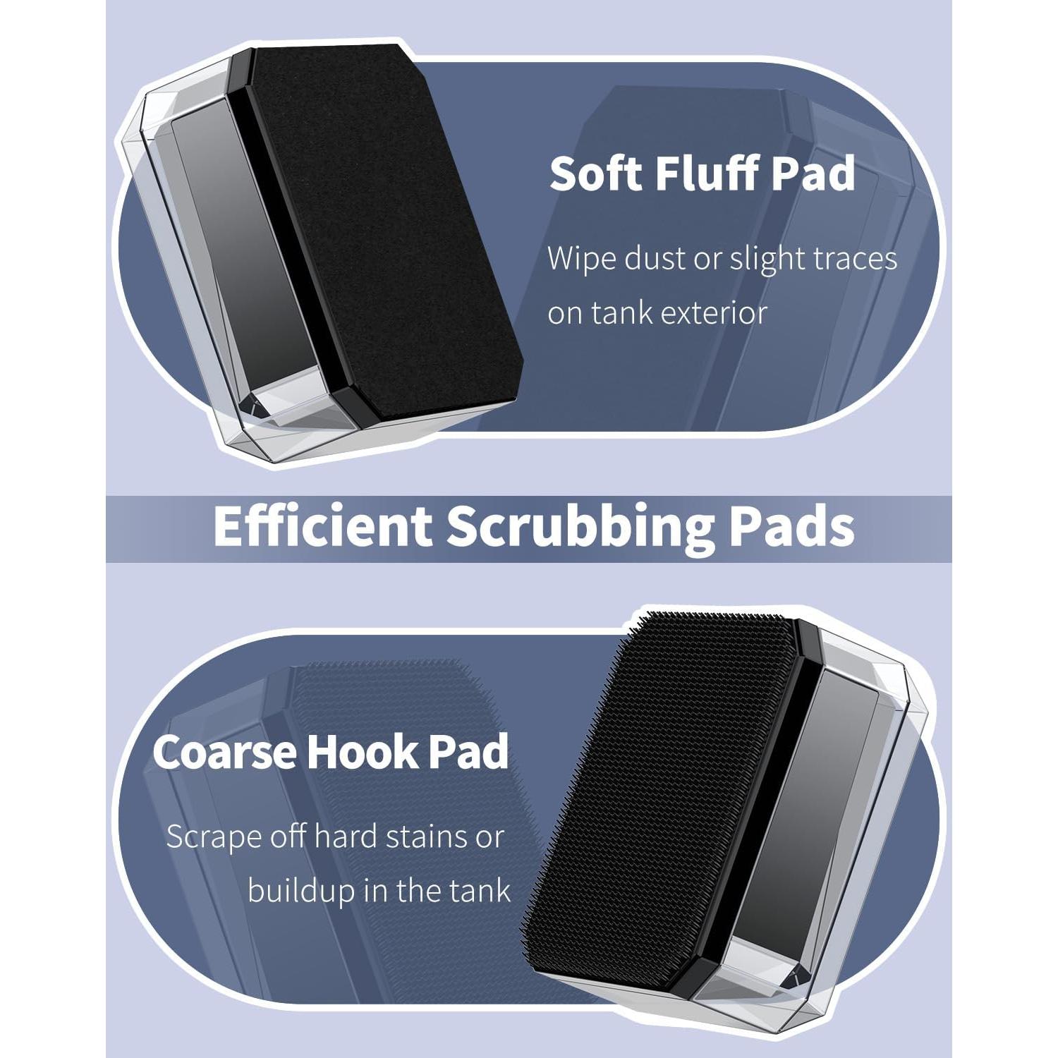 Limpiador Magnético de Cristal Pawfly para Acuarios 2.54 cm