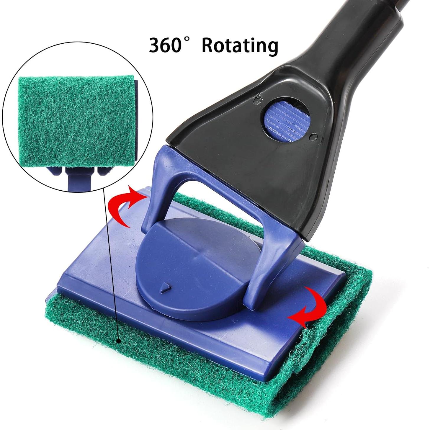 Kit de Limpieza de Acuario TOPZEA 5 en 1 con Mango de 48 cm