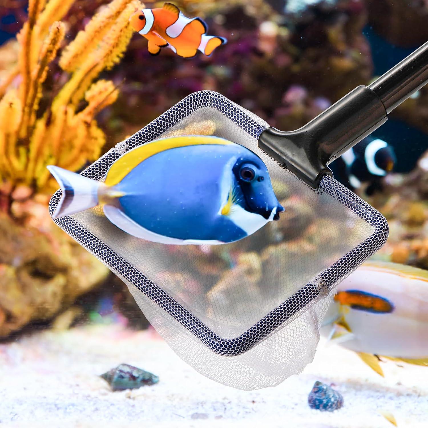 Kit de Limpieza de Acuario TOPZEA 5 en 1 con Mango de 48 cm