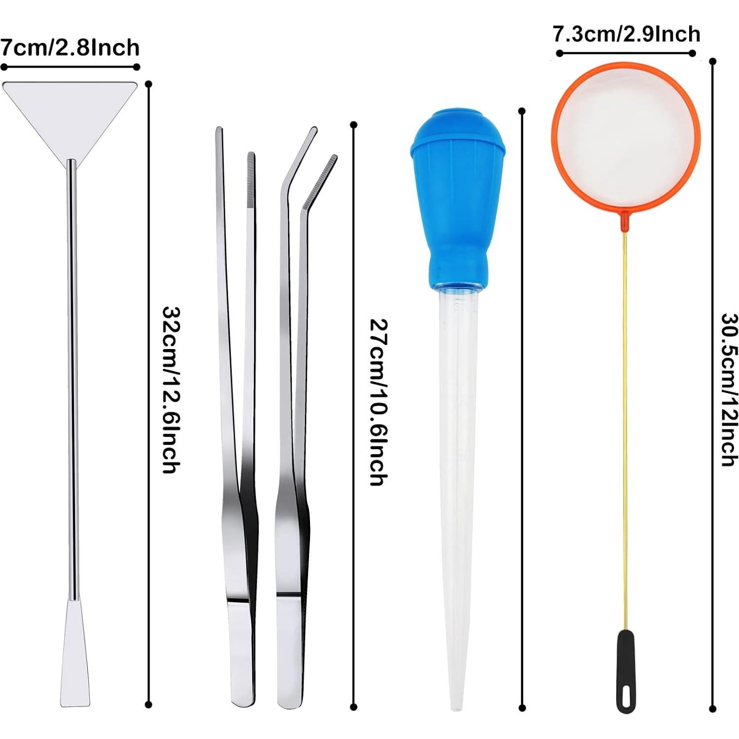 Kit de Herramientas de Limpieza de Acuarios PietyPet 6 pcs