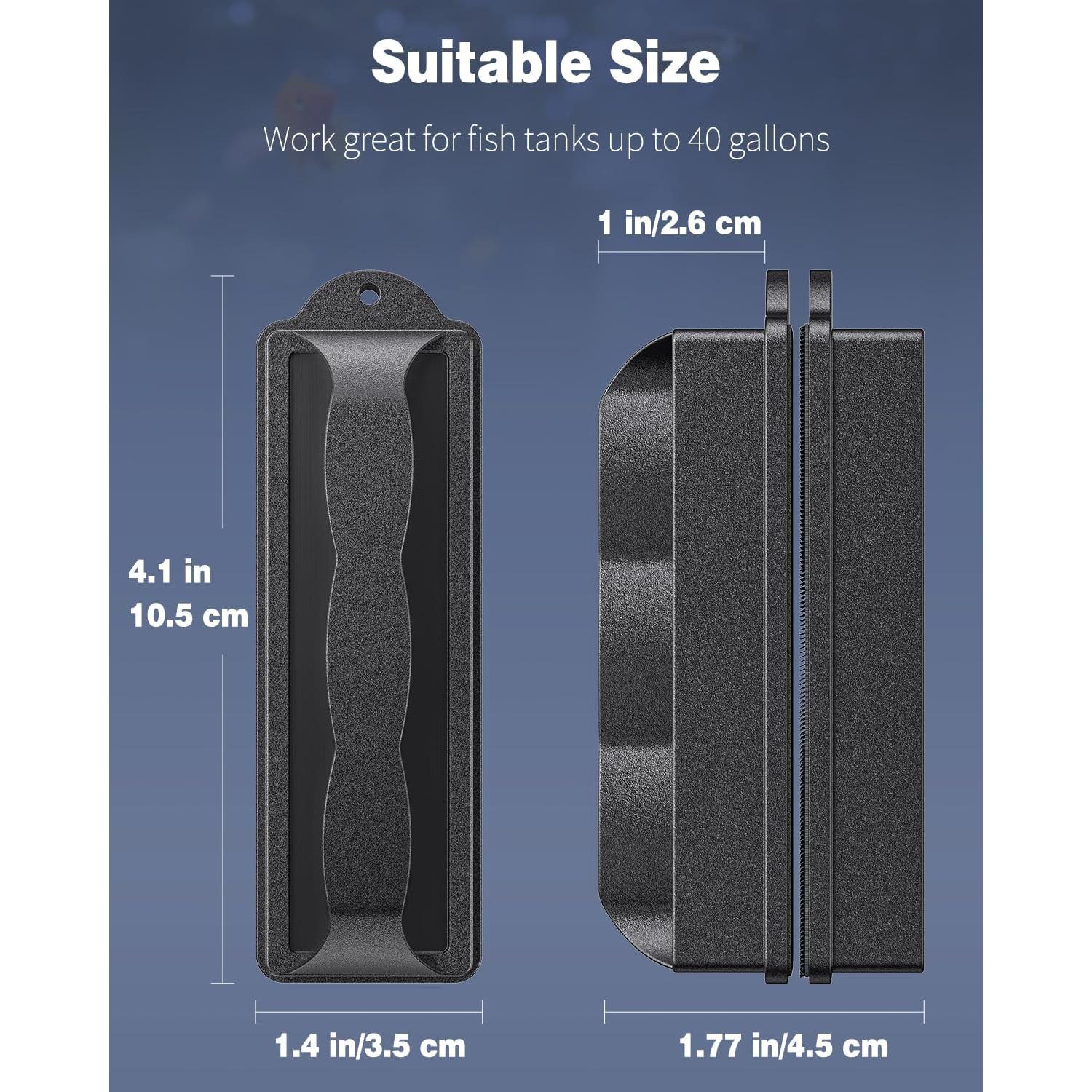 Cepillo Magnético Pawfly para Acuarios 10.4 cm - Limpieza Cristales