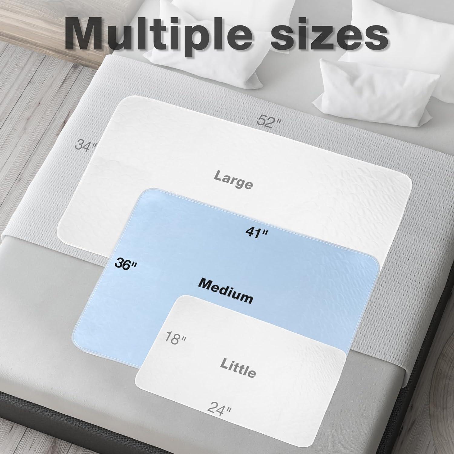 2 Almohadillas Reutilizables Impermeables SOLOSHINE 91x104cm