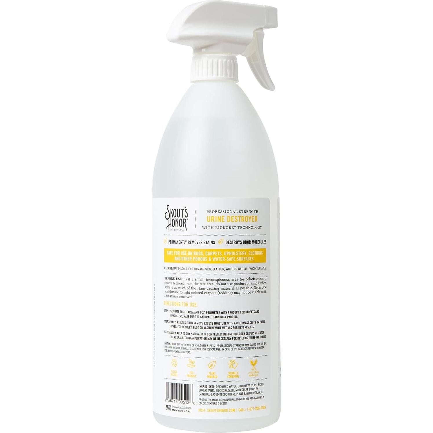 Destruidor de Orina de Perro Skout's Honor 1.04 L Profesional