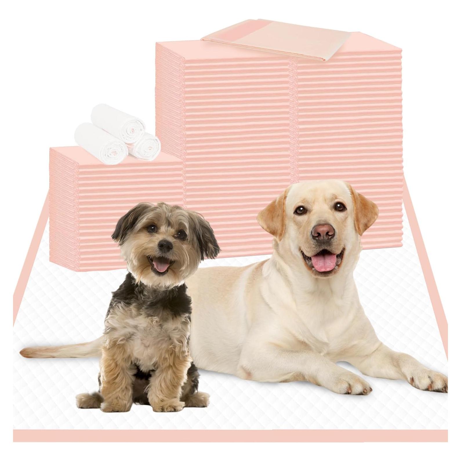 Alfombrillas Desechables para Cachorros OOMICAT 91x91cm Rosadas - 45 Pcs