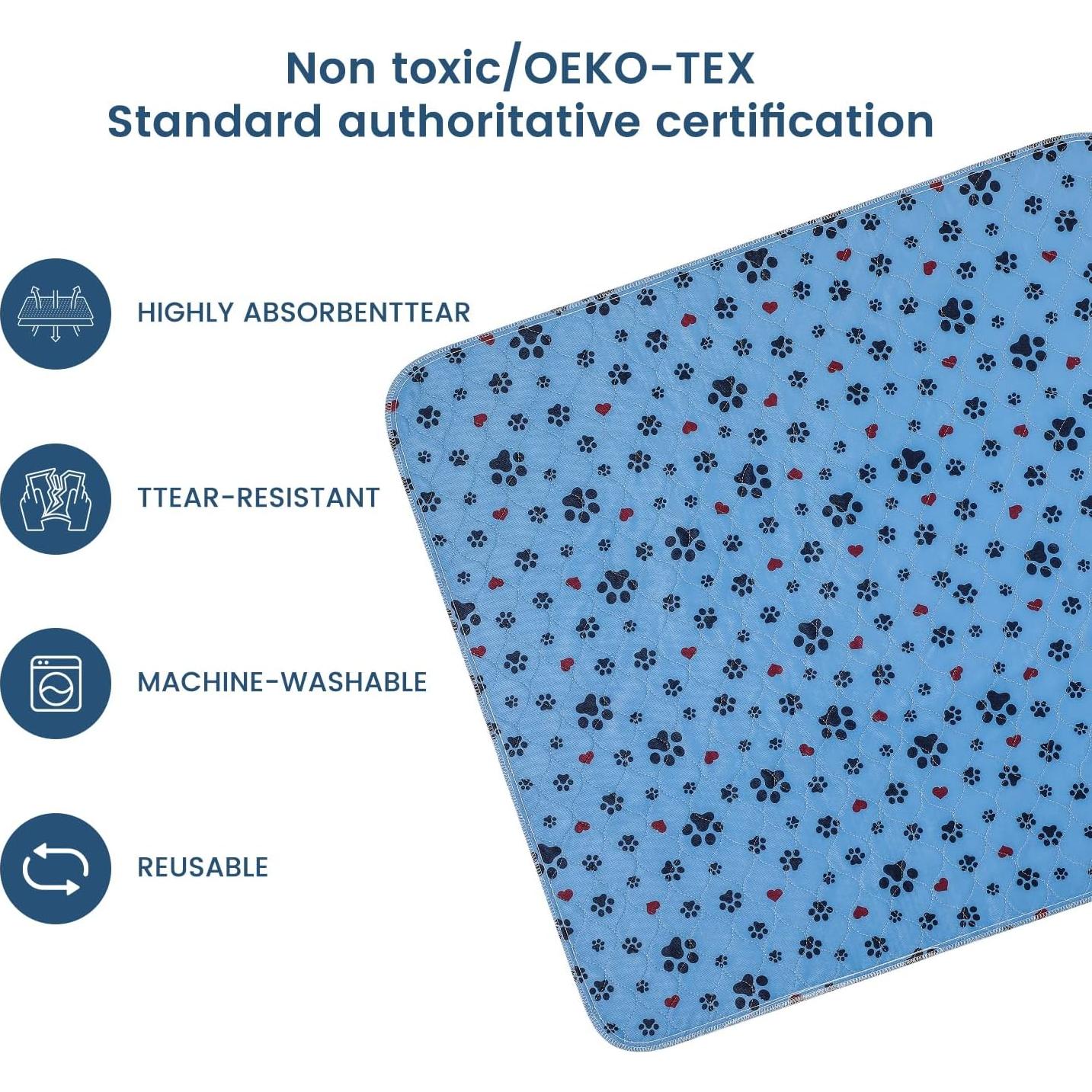 Alfombrillas Lavables para Perros ESWIN 45.7x61cm Paquete de 6