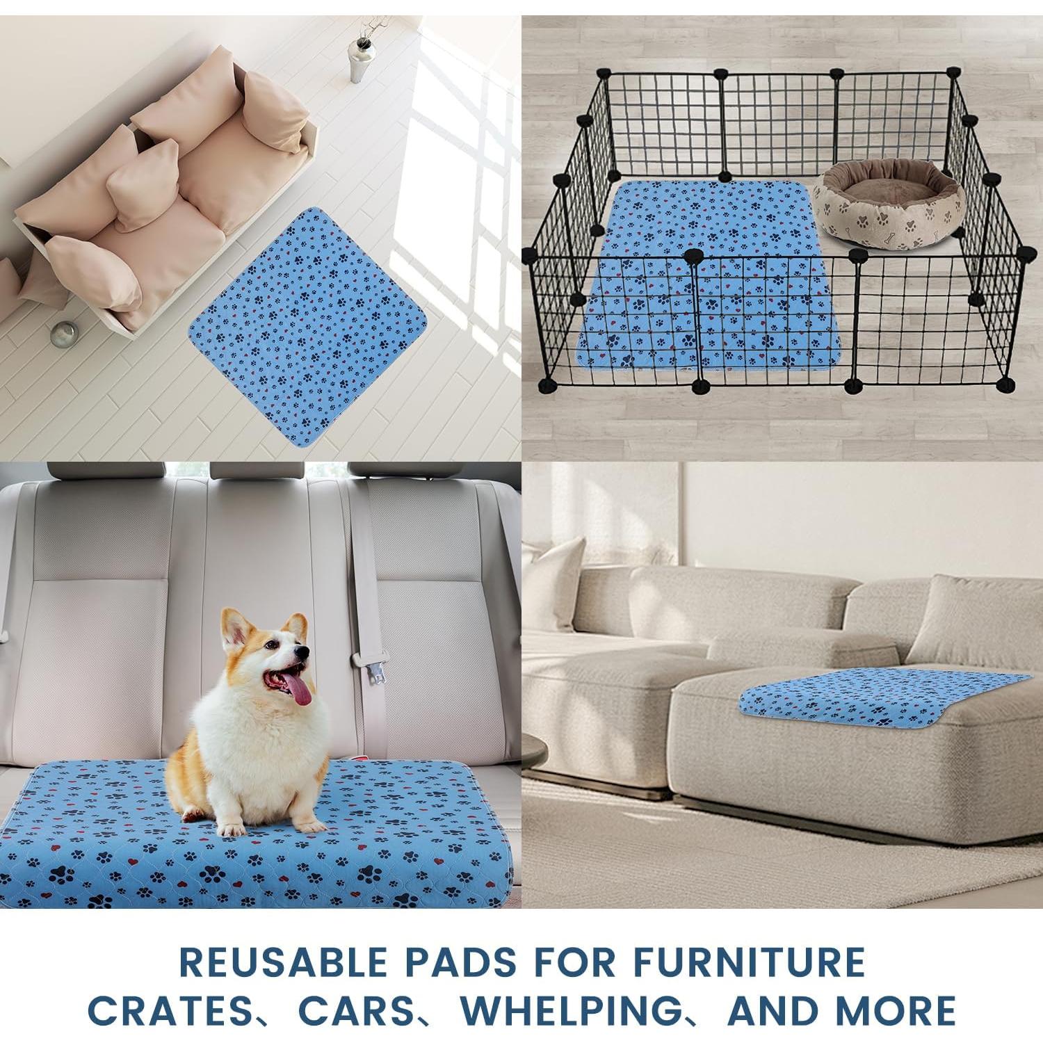 Alfombrillas Lavables para Perros ESWIN 45.7x61cm Paquete de 6