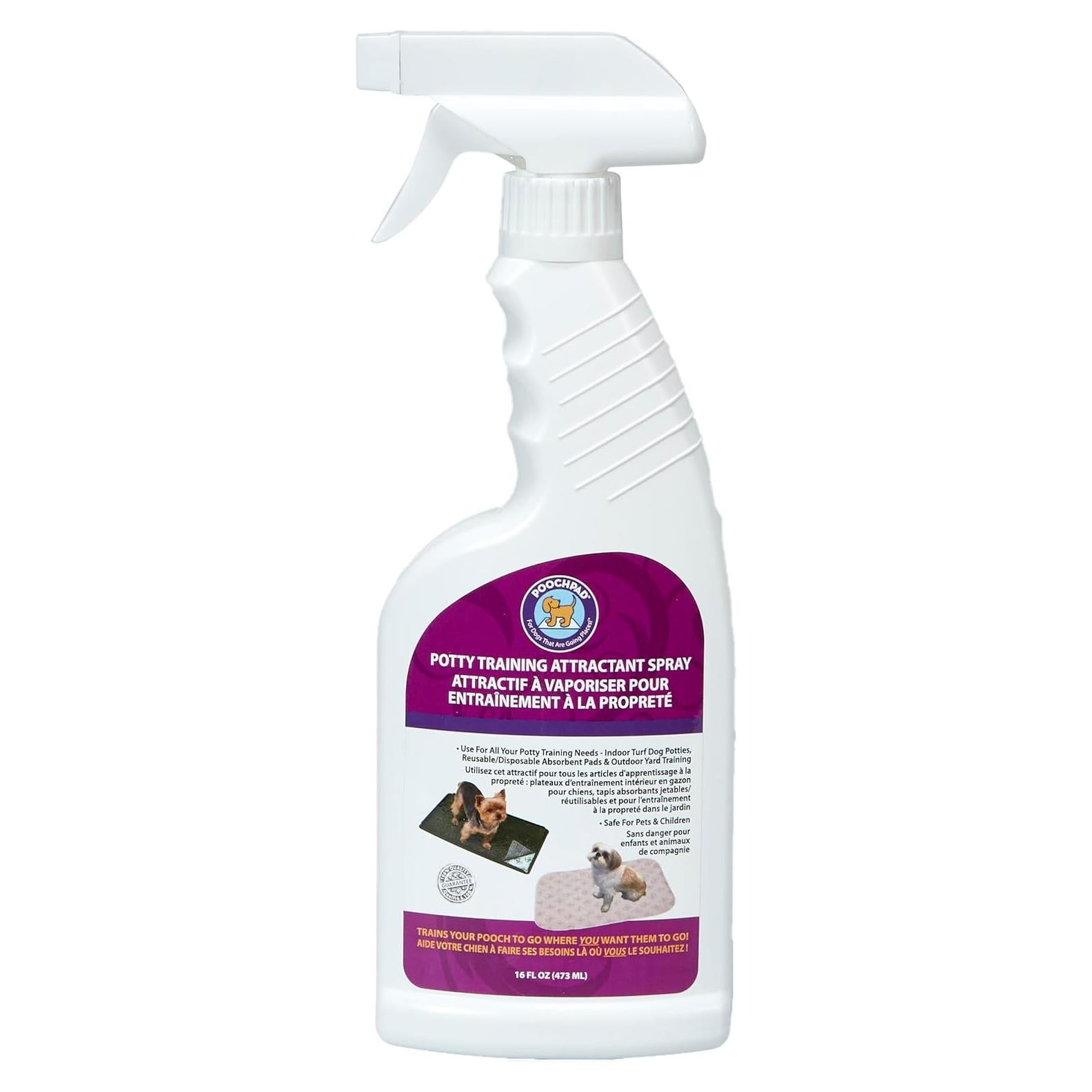 Spray Atractivo para Entrenamiento de Perros Pooch Pad 473 ml