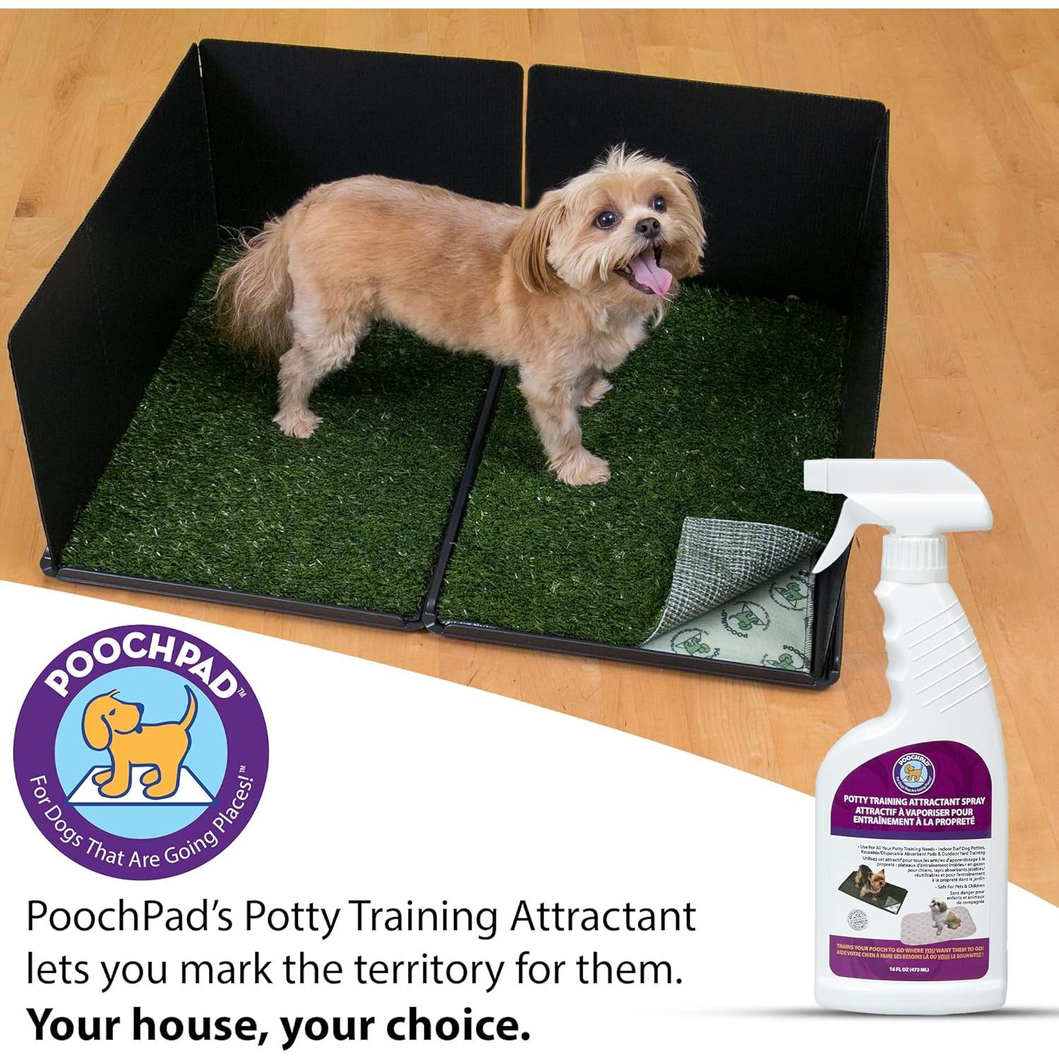 Spray Atractivo para Entrenamiento de Perros Pooch Pad 473 ml