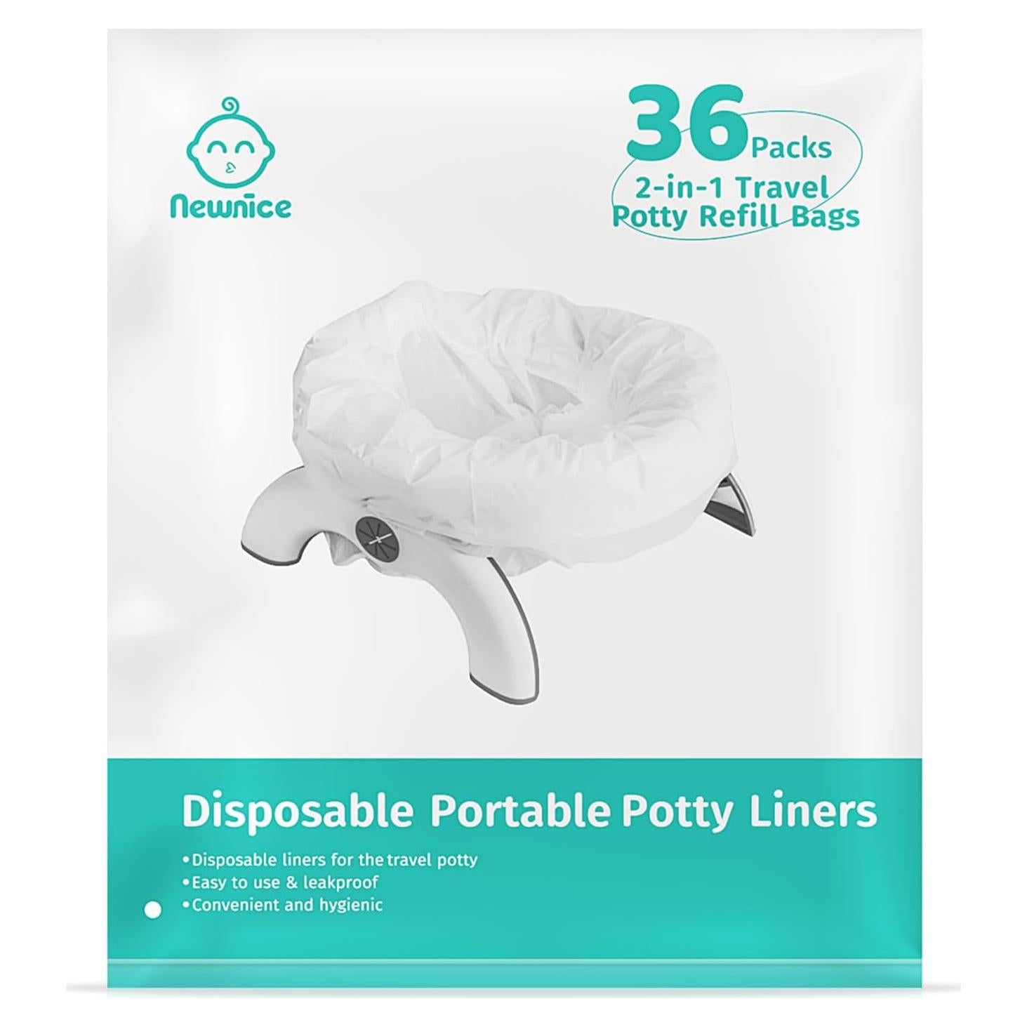 Bolsas Desechables para Orinal Newnice 36 Cuentas 44.5x29.2cm