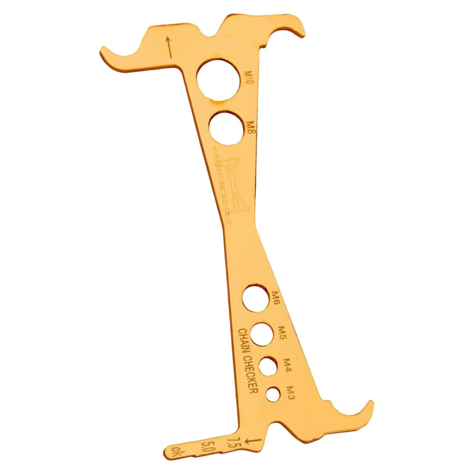 Medidor de Cadena de Bicicleta XUZHID Acero Inoxidable 1/2pcs