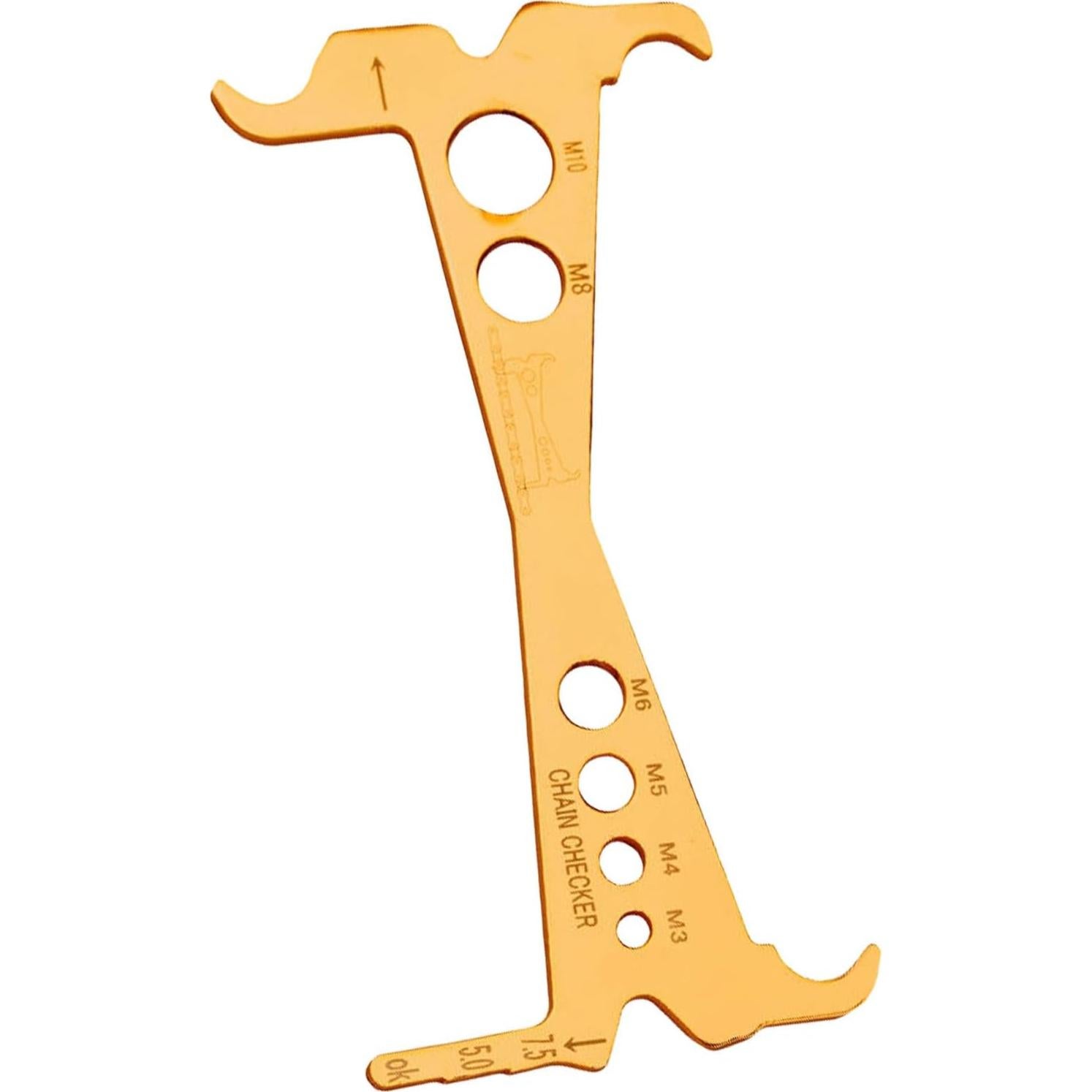 Medidor de Cadena de Bicicleta XUZHID Acero Inoxidable 1/2pcs