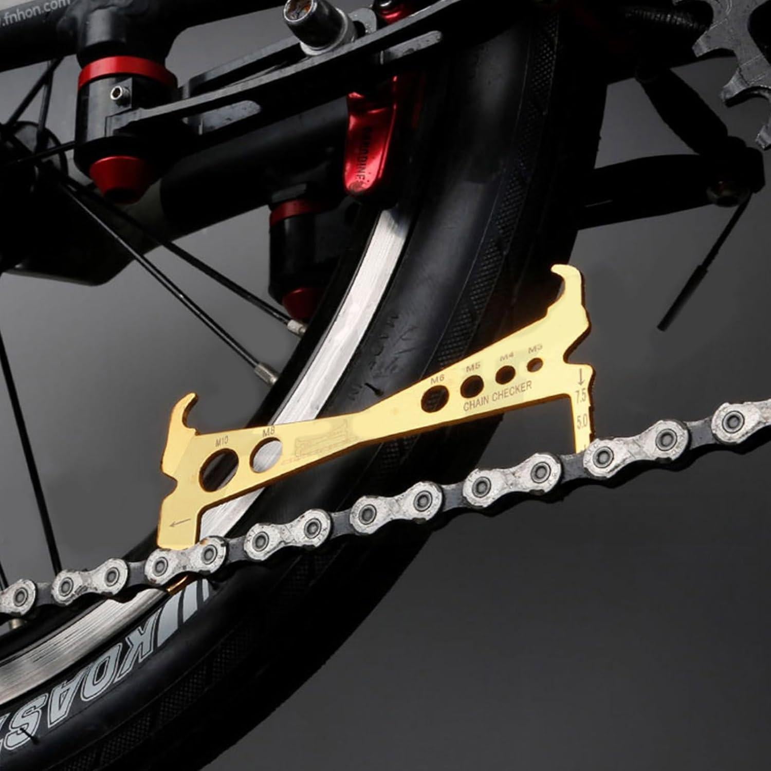 Medidor de Cadena de Bicicleta TTTLLNN Acero Inoxidable