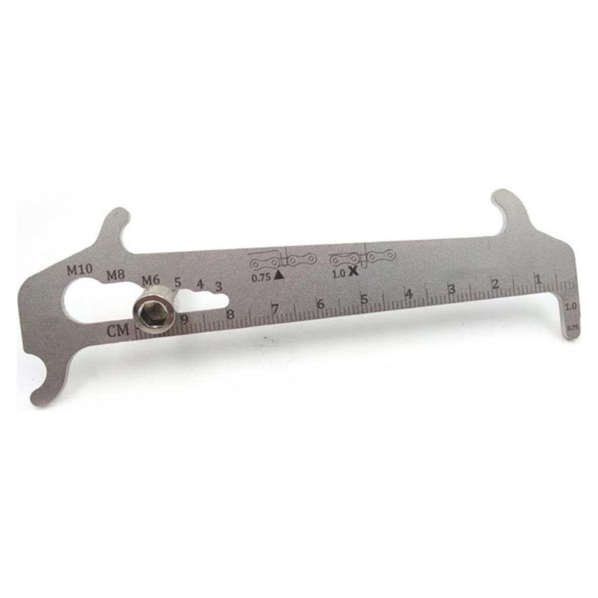 FAVOMOTO Medidor de Desgaste de Cadena de Bicicleta Acero Inoxidable