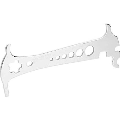 Medidor de desgaste de cadena Vbestlife de acero inoxidable