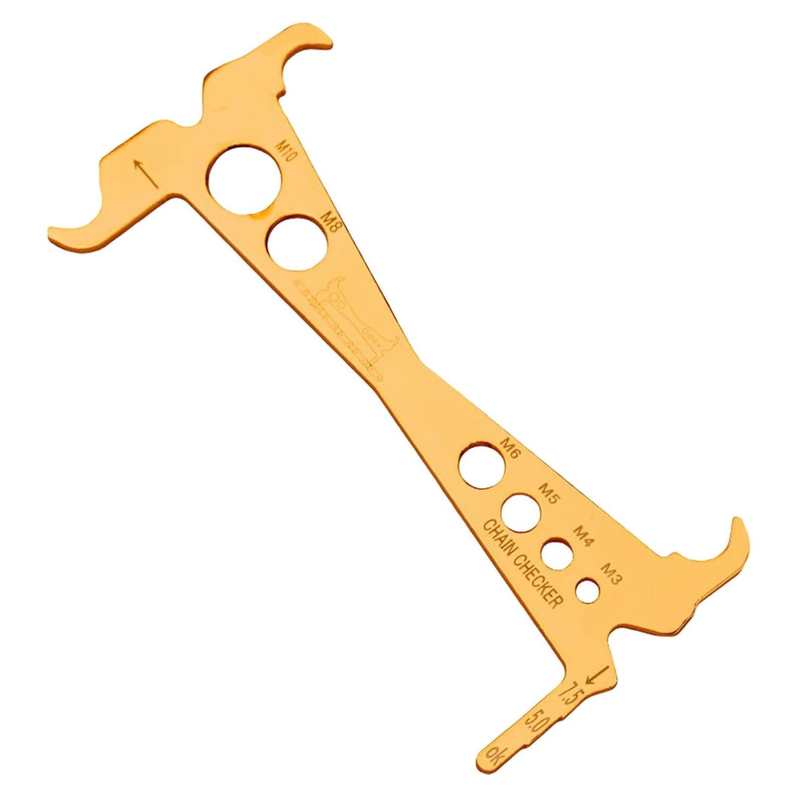 Medidor de Cadena de Bicicleta Kangnice Acero Inoxidable 1/2pcs