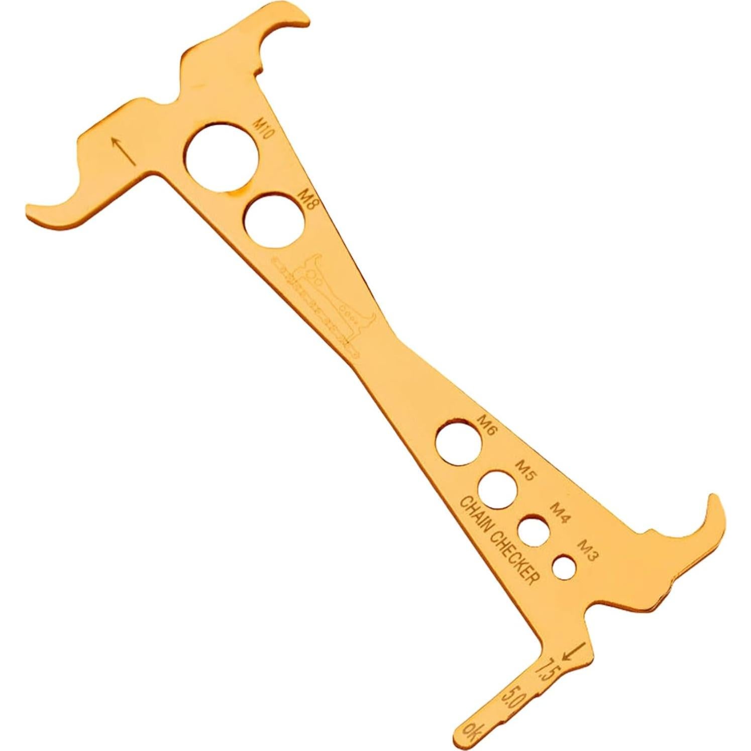 Medidor de Cadena de Bicicleta Kangnice Acero Inoxidable 1/2pcs