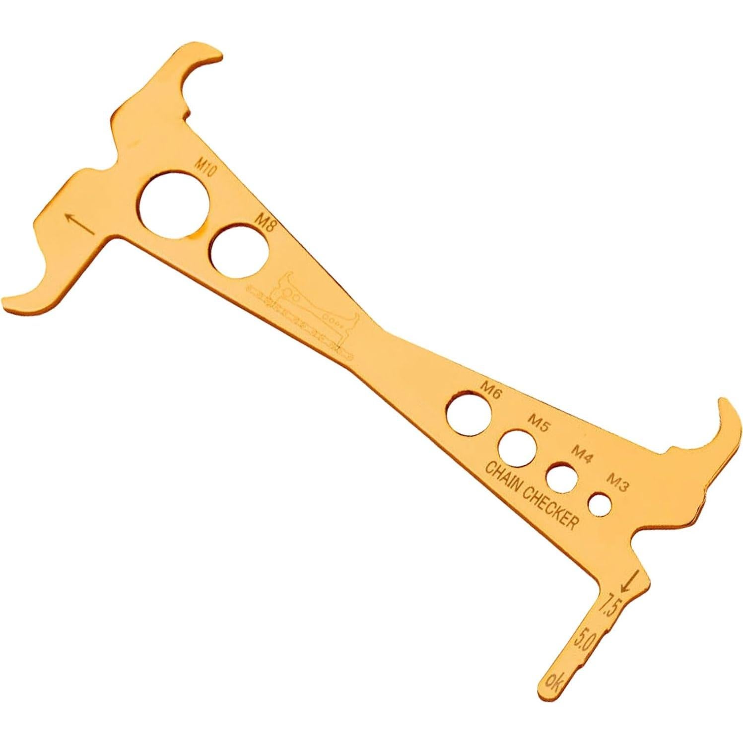 Medidor de Cadena de Bicicleta Kangnice Acero Inoxidable 1/2pcs