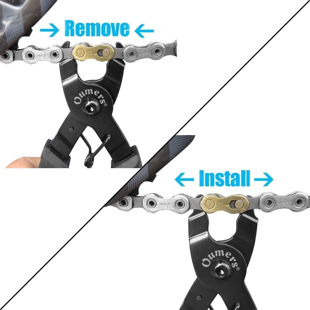 Juego de Herramientas para Cadena de Bicicleta QKURT - Alicate, Medidor y Enlaces