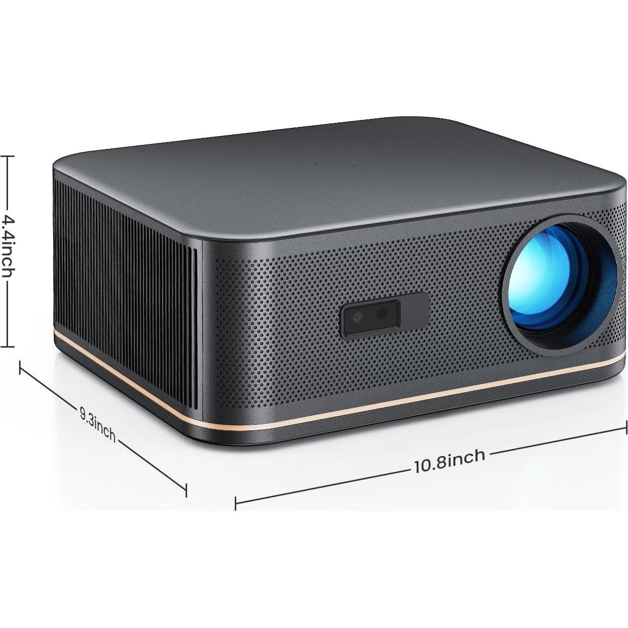 Proyector 4K HAPPRUN JQ820 WiFi 6 Bluetooth 5.2 300"