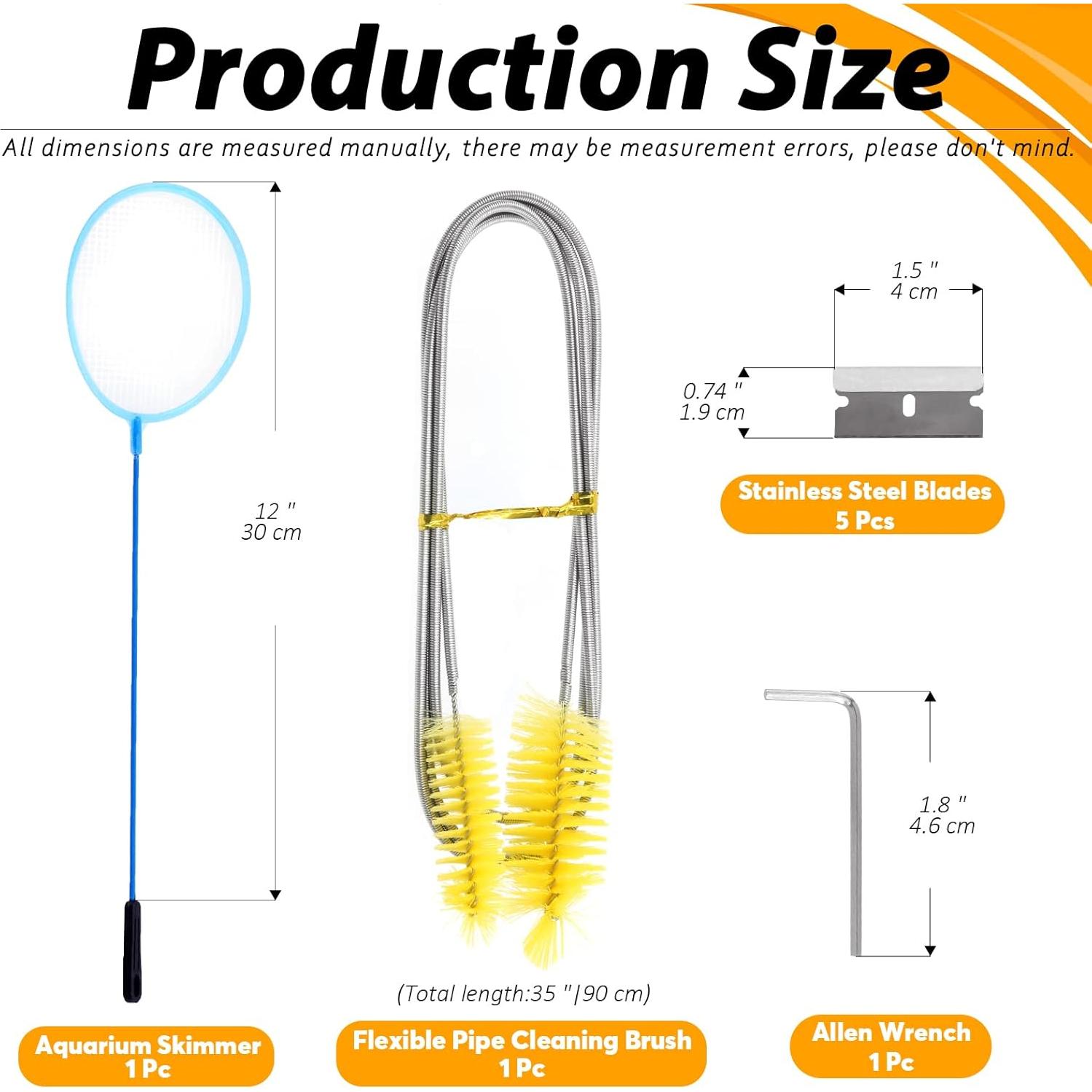 Kit de Herramientas para Acuascaping Rustark 13 Piezas Acero Inoxidable