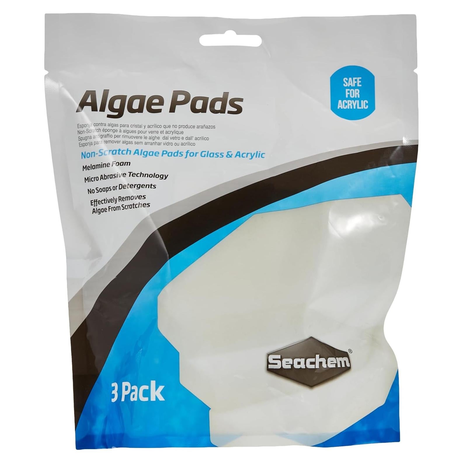 Pad de Algas Seachem 25mm para Acuarios de Vidrio y Acrílico