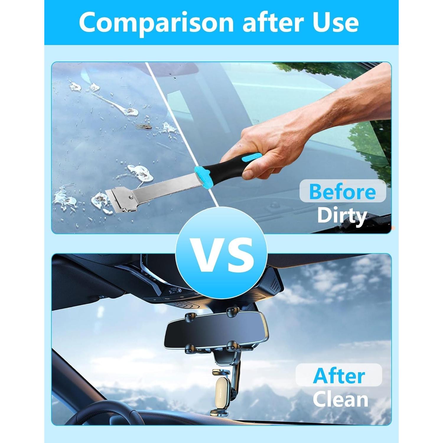 Raspador de Cuchilla de Afeitar Burbifro Mango Largo 20 cm