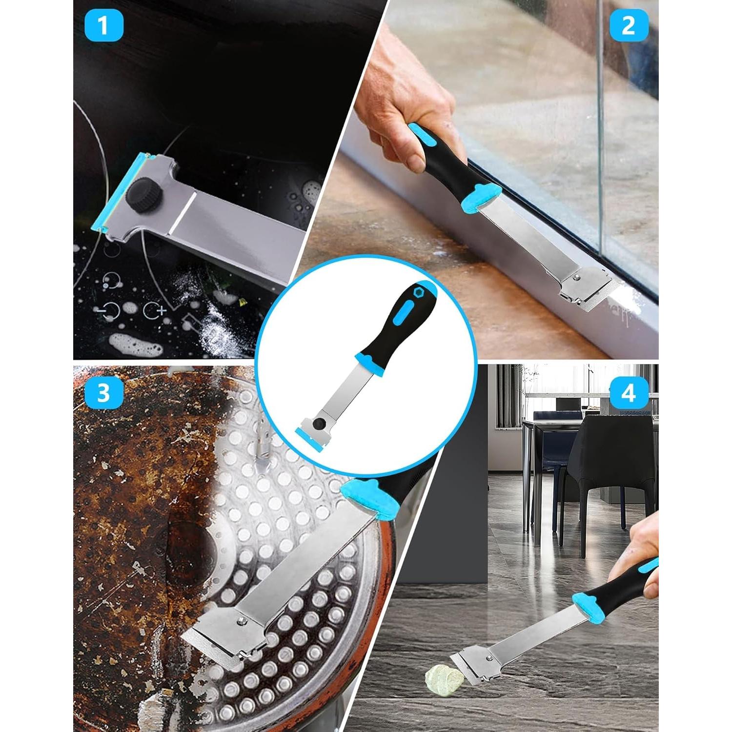 Raspador de Cuchilla de Afeitar Burbifro Mango Largo 20 cm