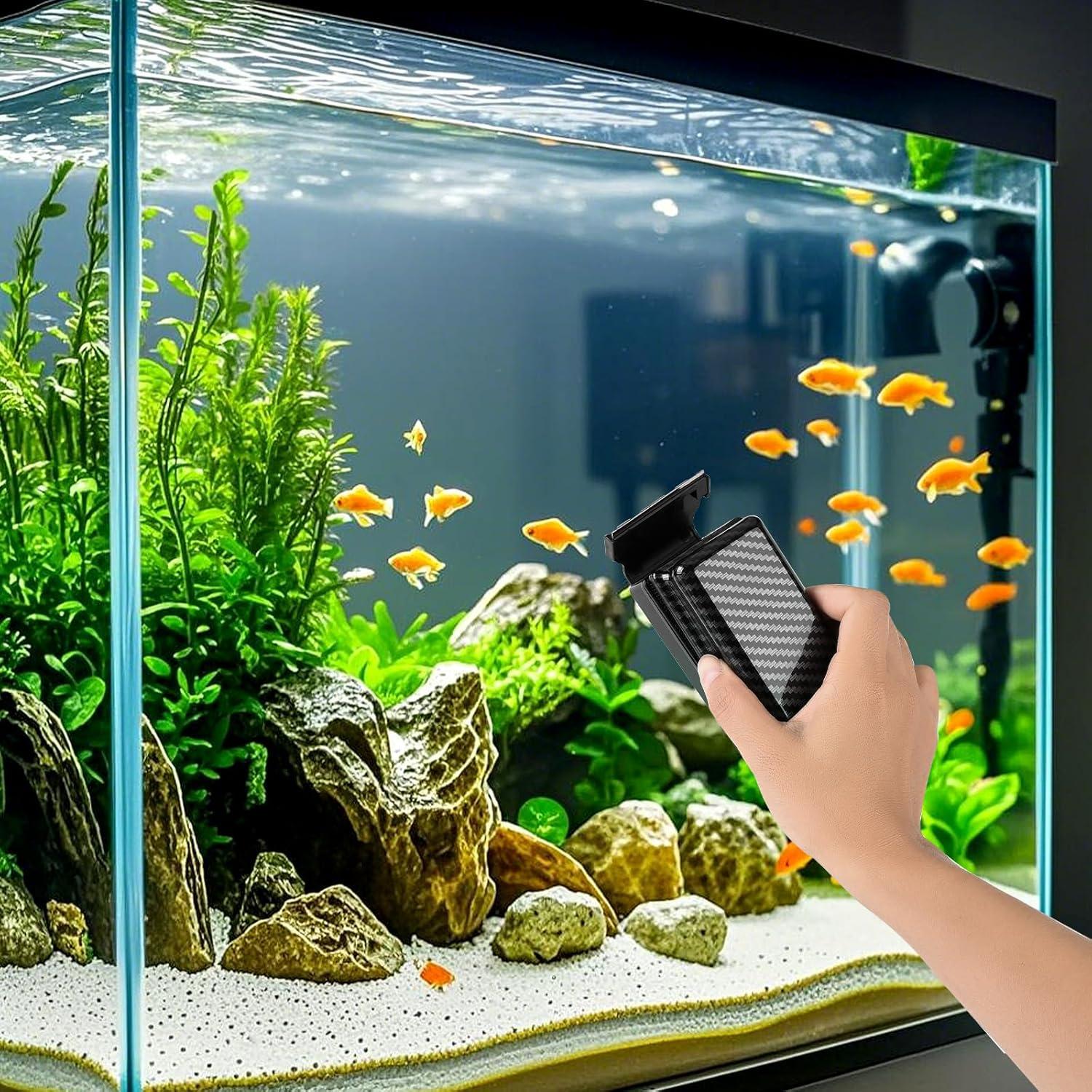 Limpiador Magnético de Acuario Hygger L 10-15 mm con Cuchillas