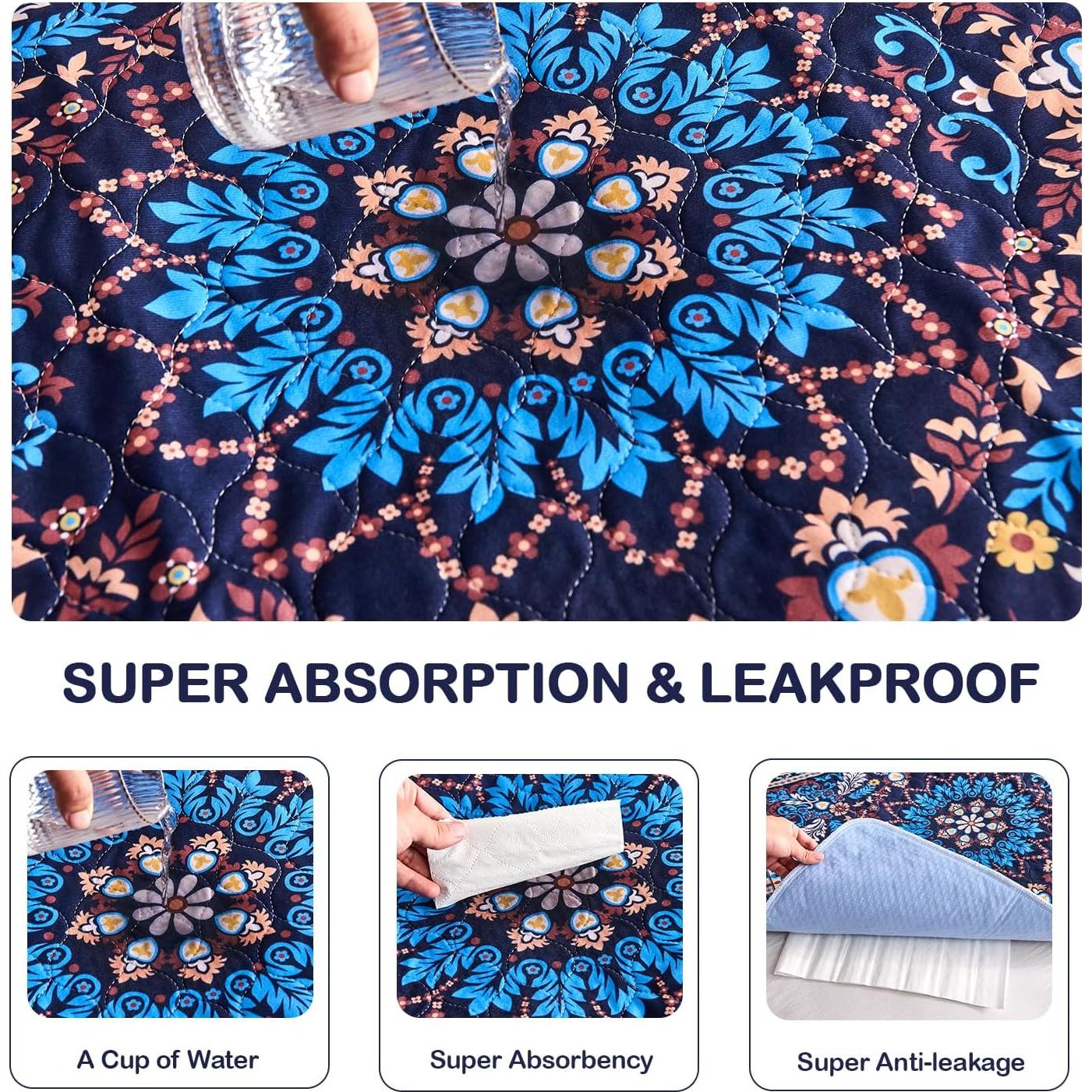 Almohadillas Lavables Qeils para Orina 91x104cm Paquete de 2