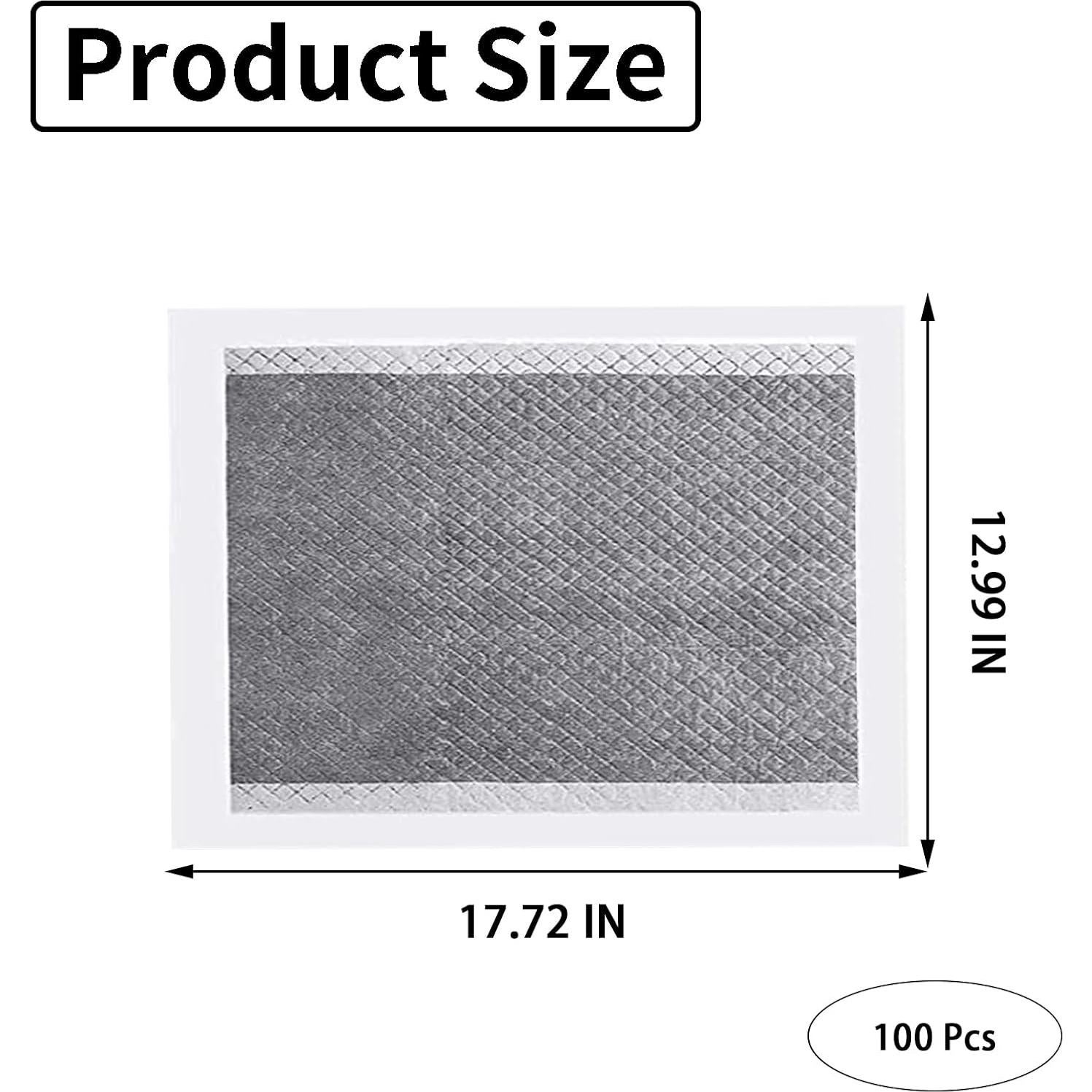 Almohadillas para Orina de Mascotas PINVNBY 100 Piezas 45x33 cm