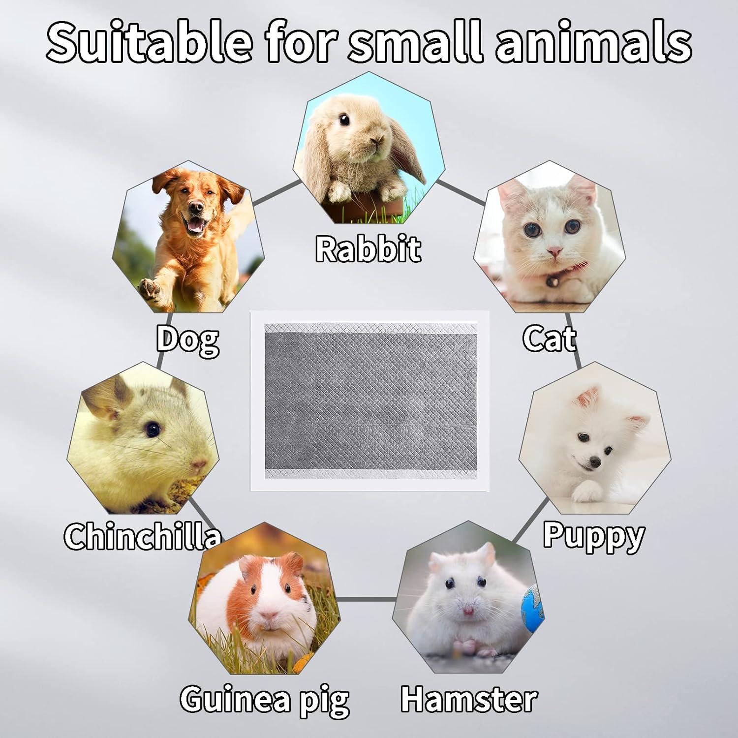 Almohadillas para Orina de Mascotas PINVNBY 100 Piezas 45x33 cm