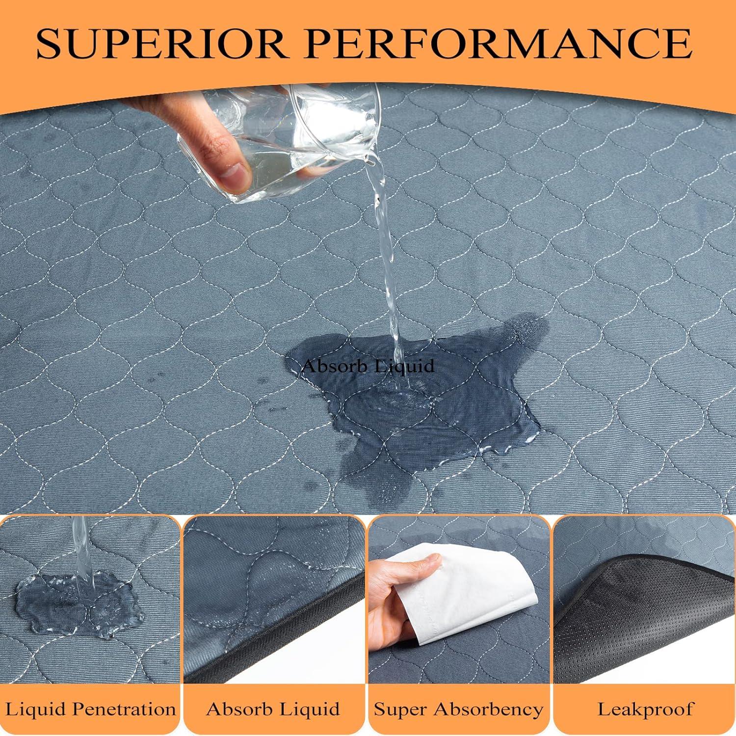 Paños Lavables para Orina de Perros 5 Pack 61x91 cm